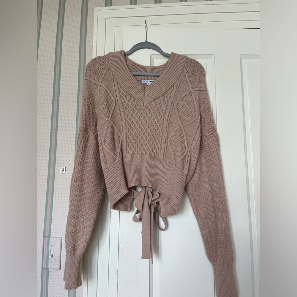 Fashion Nova Cropped Sweater